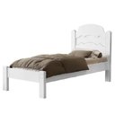 Ver imagem 2 de Cama Iris 0.9 Solteiro Branco – VJ Móveis