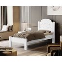 Ver imagem 1 de Cama Iris 0.9 Solteiro Branco – VJ Móveis