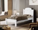 Ver imagem 1 de Cama Iris 0.9 Solteiro Branco – VJ Móveis