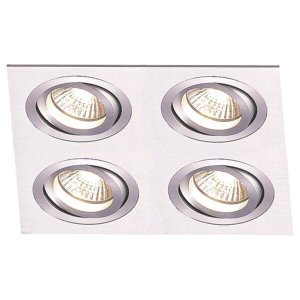 Spot Embutir de Alumínio Ecco 4cmx24cmx24cm Bella Iluminação