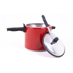 Panela De Pressão 7 Litros Alumínio - Vermelho - 3