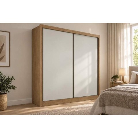 Guarda Roupa Dante 2 Portas 3GS N. Horizonte Fendi