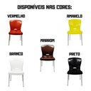 Ver imagem 4 de Kit 10 Cadeiras Bistrô Plástico Pés Alumínio Cor:amarela