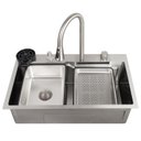 Ver imagem 1 de Cuba Cascata Gourmet Premium Aço Inox 304 com Torneira e Acessórios Icb18