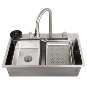 Cuba Cascata Gourmet Premium Aço Inox 304 com Torneira e Acessórios Icb18