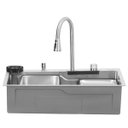 Ver imagem 4 de Cuba Cascata Gourmet Premium Aço Inox 304 com Torneira e Acessórios Icb18
