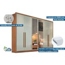 Ver imagem 3 de Guarda Roupa 6 Portas e 6 Gavetas C/ Espelho Robust/livorno Cumaru - Novo Horizonte
