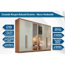 Ver imagem 2 de Guarda Roupa 6 Portas e 6 Gavetas C/ Espelho Robust/livorno Cumaru - Novo Horizonte