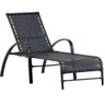 Espreguiçadeira Garden em Alumínio Piscina Jardim C- Pintura Pedra Ferro - 1