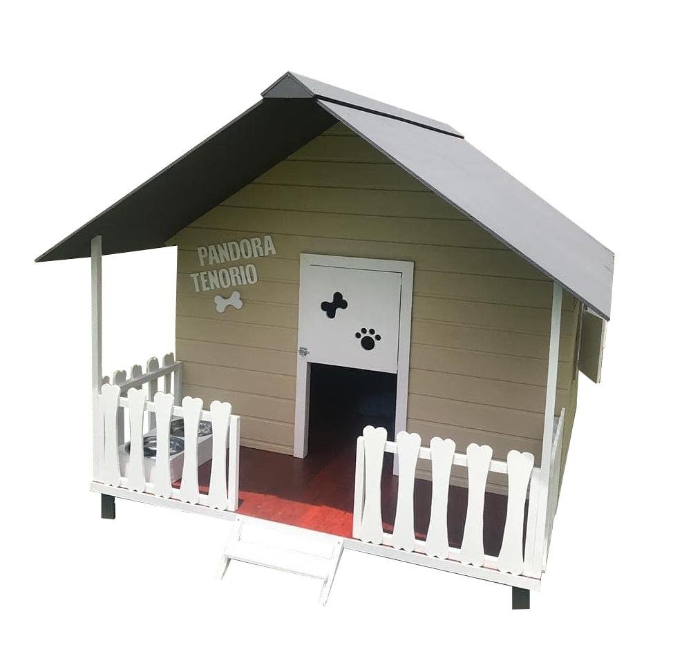 Casinha de Cachorro de Madeira Max Dog House - Big