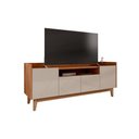 Ver imagem 1 de Rack Adria 4 Portas Cedro Off White Casa D Móveis Sala