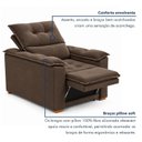 Ver imagem 7 de Kit 2 Poltronas Retrátil e Reclinável do Papai Base Madeira Maciça Bella