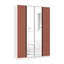 Ver imagem 1 de Guarda Roupa 4 Portas 3 Gavetas 159,2 Cm com Espelho Prime Luciane Móveis