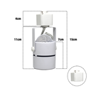 Ver imagem 2 de Spot Trilho Eletrificado Led Mr16 Gu10 Ip20 Bivolt Branco