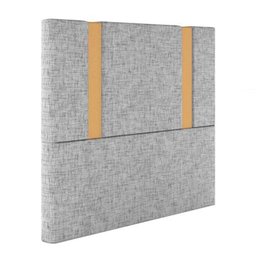 Cabeceira King Verona Linho Palladium Decor Cinza - 2