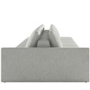 Ver imagem 2 de Sofá Ilha Modular para Sala 432cm com Puff Dublin K01 Linho Cinza