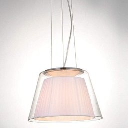 Pendente de Vidro 22cmx32cm Bella Iluminação - 1 Pendente de Vidro 22cmx32cm Bella Iluminação - 1