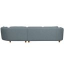 Ver imagem 5 de Sofá 05 Lugares 330cm Arizona com Chaise Esquerdo Bouclé Azul Claro - Nexta Casa