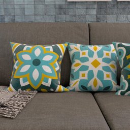 Almofadas Decorativas Azulejo Portugues Para Sala 40x40 - Novadecora - 3