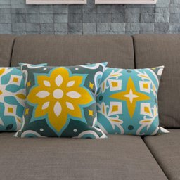 Almofadas Decorativas Azulejo Portugues Para Sala 40x40 - Novadecora - 4