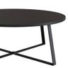 Mesa de Centro com Pés Metálicos 80x80cm 27947 Artesano - Preto - 5