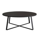 Ver imagem 2 de Mesa de Centro com Pés Metálicos 80x80cm 27947 Artesano - Preto