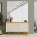 Ver imagem 1 de Buffet Vertex 02 Portas - Naturalle/off White - Mavaular