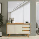 Ver imagem 1 de Buffet Vertex 02 Portas - Naturalle/off White - Mavaular