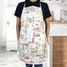 10 Avental Cozinha PVC Impermeável Limpa Fácil Estampado Ita - 1