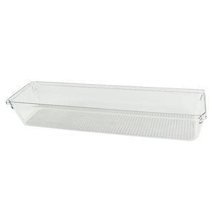 Organizador de Gavetas Transparente 30x8cm Prático e Moderno