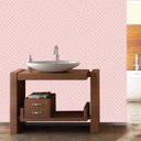 Ver imagem 3 de Papel de Parede Fundo Rosa e Circulos Branco Poa Autocolante