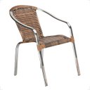 Ver imagem 1 de Cadeira Maresia - Alumínio e Fibra Sintética, Area, Jardim, Piscina, Sala