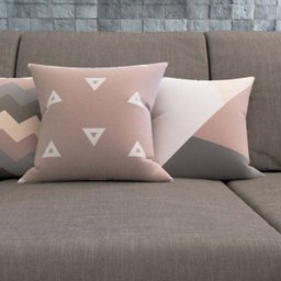 Capas de Almofadas Para Sofá Marrom e Bege Decorativas e Geométricas 40x40 - Novadecora - 4