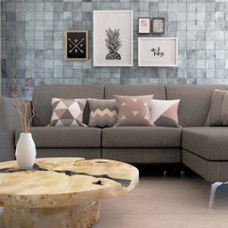 Capas de Almofadas Para Sofá Marrom e Bege Decorativas e Geométricas 40x40 - Novadecora - 2