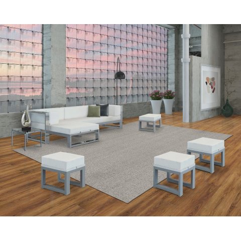 Tapete Sala Boucle Cinza São Carlos Rustik Rami 3,00 X 4,00