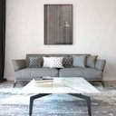 Ver imagem 2 de Kit 4 Capas Almofadas Preto e Branco Decorativas e Geométricas Para Sofá 40x40 - Novadecora