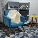 Ver imagem 1 de Manta Pelucia Pelo Alto Luxo Areia Decoração Newborn Sofá 80x50cm - Novadecora