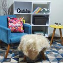 Ver imagem 2 de Manta Pelucia Pelo Alto Luxo Areia Decoração Newborn Sofá 80x50cm - Novadecora