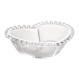 Kit 4 Bowls Cristal Coração 12cm Pearl - Wolff - 3
