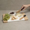 Ver imagem 7 de JOGO DE UTENSÍLIOS PARA ANTEPASTO DE BAMBU 2PCS PRETO - OIKOS