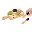 Ver imagem 4 de JOGO DE UTENSÍLIOS PARA ANTEPASTO DE BAMBU 2PCS PRETO - OIKOS