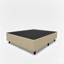Ver imagem 1 de Base Cama Box Casal Diversas Cores (138x188x40) - Corino Bege