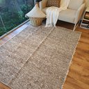 Ver imagem 6 de Tapete Peludo Algodão Sala Quarto Versatto Caramelo Claro Cru 150 x 200
