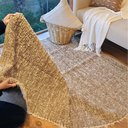 Ver imagem 2 de Tapete Peludo Algodão Sala Quarto Versatto Caramelo Claro Cru 150 x 200