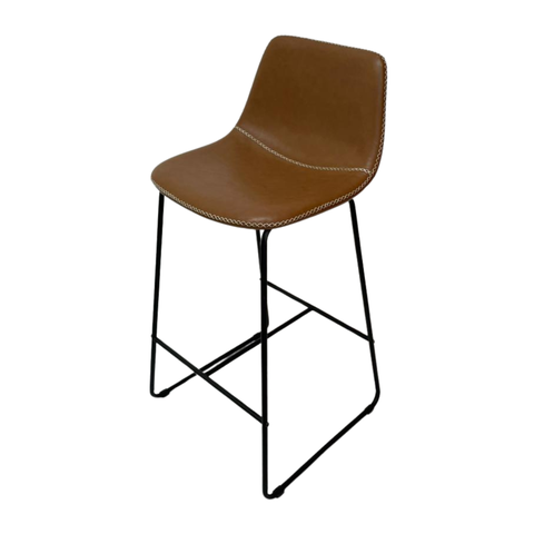 Banqueta para Cozinha 99cm x 44cm Verner Marrom/Caramelo/Preto