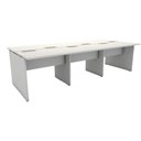Ver imagem 4 de Plataforma de Trabalho 6 Lugares 360cm X 360cm Pé Painel F5 Cor:cinza