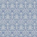 Ver imagem 1 de Papel Parede Arabesco Jeans Azul Claro Adesivo Quarto Sala