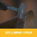 Ver imagem 3 de Disco Impregnado de 25,4mm para Ferro, Aço, Vidro, Cerâmica e Pedra Modelo 425 com 2 Peças- 26150425