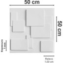Ver imagem 6 de Revestimento Plastico 3d de Parede Alto Relevo Parede 1m²