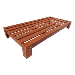 Cama Solteiro Oriental 88x188x25 Penafort Imbuia - 1